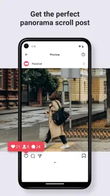 Pano for Insta - PanoCut android App screenshot 4